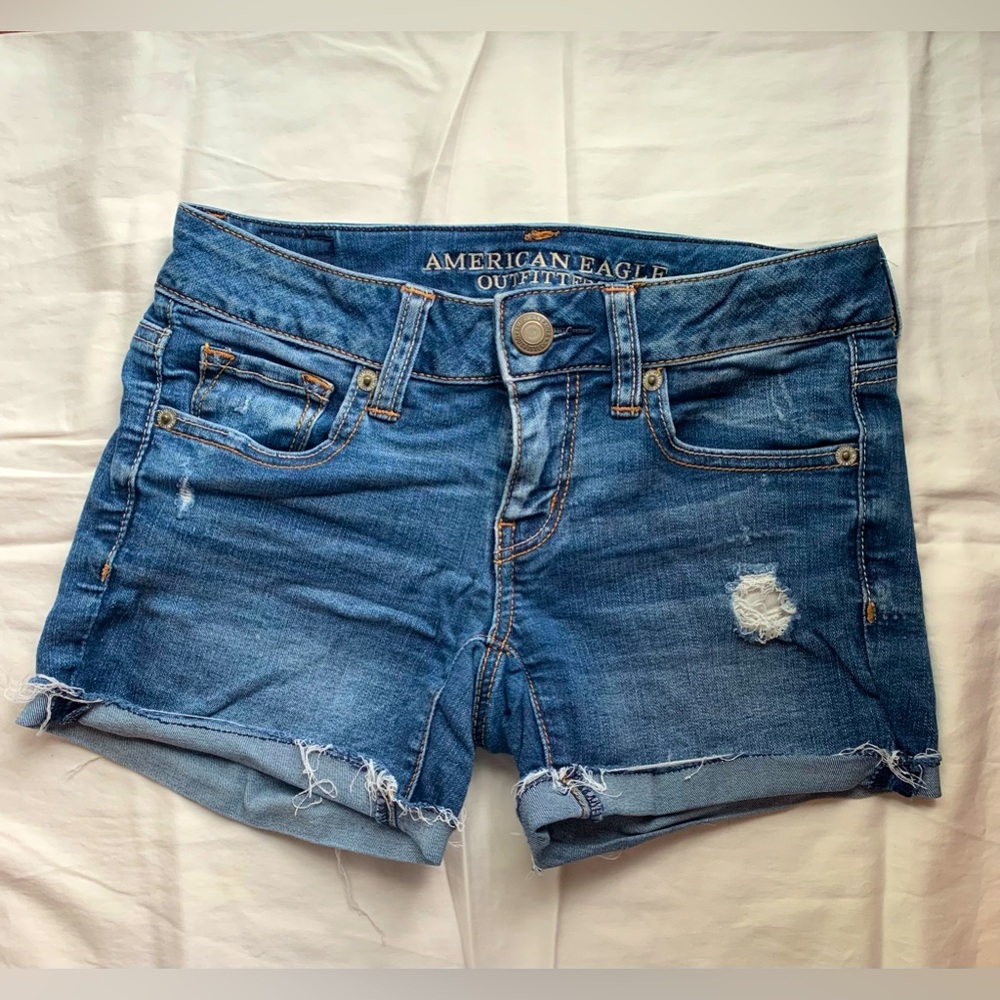 American Eagle Super Stretch Denim Shorts